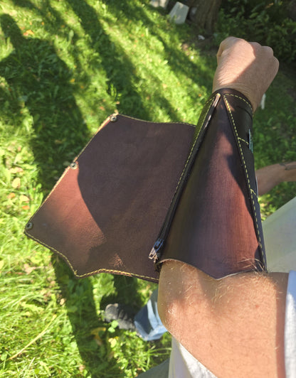 Custom Fantasy Leather Armor with Hidden Wallet