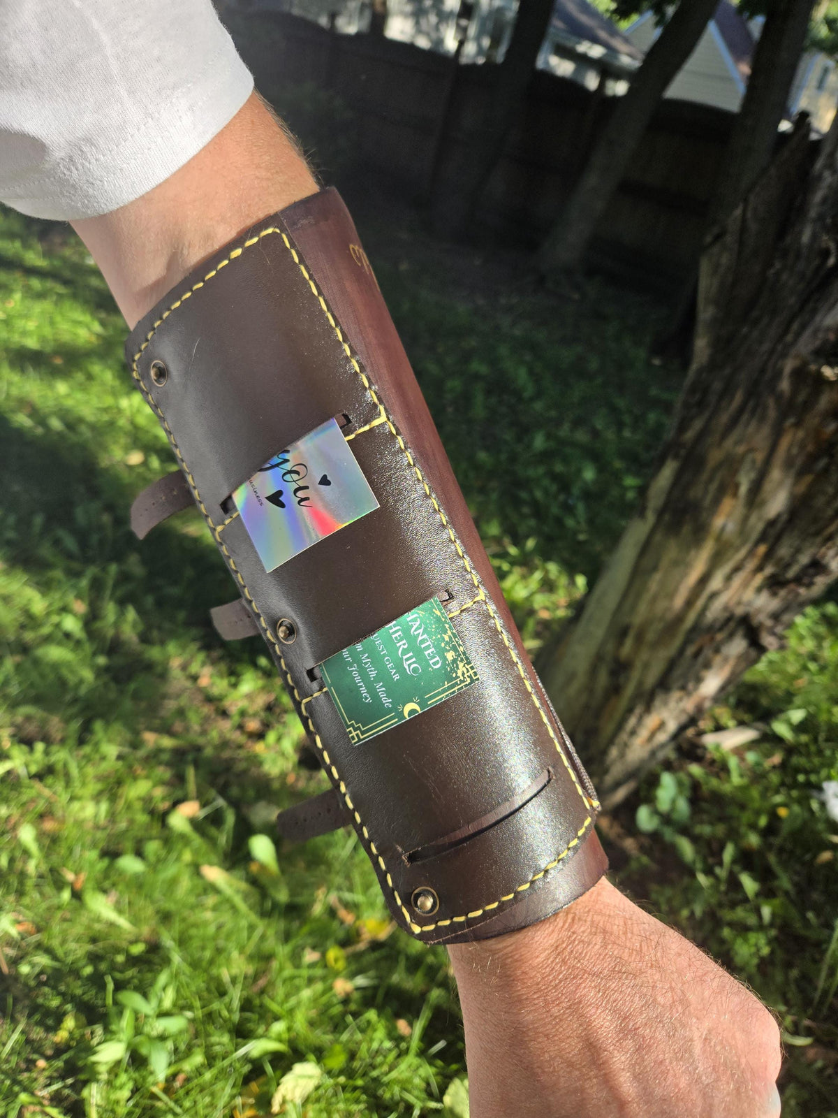 Custom Fantasy Leather Armor with Hidden Wallet