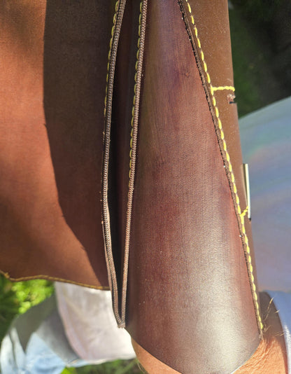 Custom Fantasy Leather Armor with Hidden Wallet