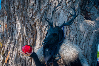 Leather Apple Bag: Handmade Pouch.